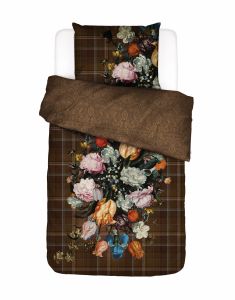 ESSENZA Beautiful Bouquet Dekbedovertrek Brown
