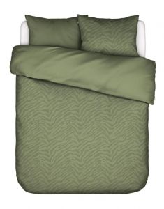 ESSENZA Belen Forest green Dekbedovertrekset 240 x 220 cm
