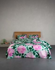 ESSENZA & CO Bloom with a view Misty green Dekbedovertrekset 240 x 220 cm