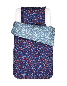 ESSENZA & CO Blooming Ballet marine blue Dekbedovertrekset 140 x 220 cm