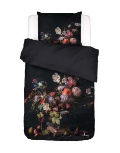ESSENZA Bouquet Antraciet Dekbedovertrekset 140 x 220 cm