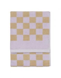 Marc O'Polo Checker Lila Gastendoek 30 x 50 cm
