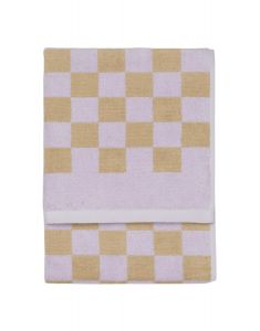 Marc O'Polo Checker Handdoek Lilac