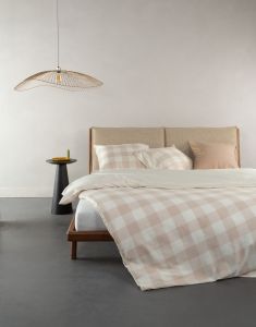 ESSENZA Chess Oatmeal Kussensloop 60 x 70 cm