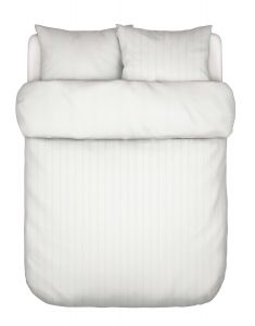 Marc O'Polo Classic fine stripe Grey mist Dekbedovertrekset 240 x 220 cm
