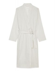 Marc O'Polo Classic fine stripe Grey mist Kimono XL