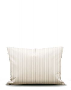 Marc O'Polo Classic fine stripe Dark Sand Kussensloop 60 x 70 cm