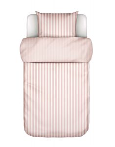 Marc O'Polo Classic Stripe Rose smoke Dekbedovertrekset 140 x 220 cm