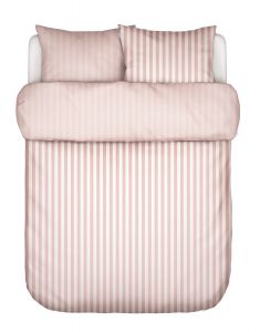 Marc O'Polo Classic Stripe Rose smoke Dekbedovertrekset 240 x 220 cm