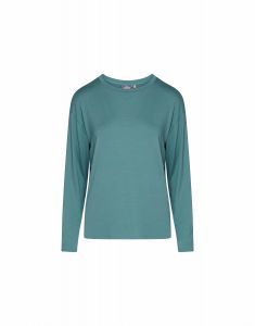 ESSENZA Denna Uni Soft teal Top lange mouw XL