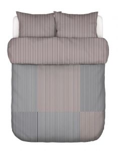 Marc O'Polo Ellan Crimson Brown Dekbedovertrekset 260 x 220 cm