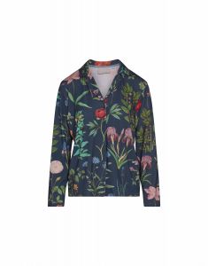 ESSENZA Elodie Marigold Slate grey Top lange mouw M