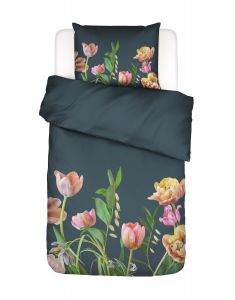 ESSENZA Eloise Slate grey Dekbedovertrekset 140 x 220 cm