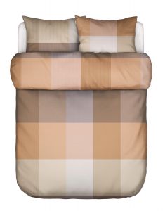 Marc O'Polo Erliv Dark coral Dekbedovertrekset 240 x 220 cm