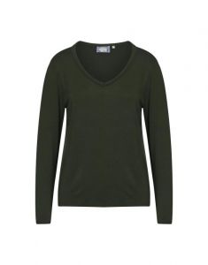 ESSENZA Eva uni Forest green Top lange mouw S