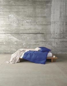 Marc O'Polo Ewon Cool Cobalt Dekbedovertrekset 240 x 220 cm