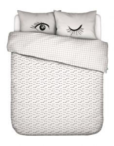 COVERS & CO Eyecatcher Wit Dekbedovertrekset 240 x 220 cm
