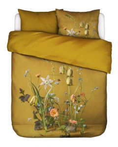 ESSENZA Ficaria Flower ochre Dekbedovertrekset 240 x 220 cm