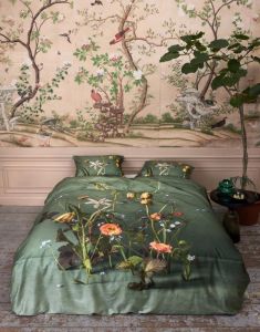 ESSENZA Ficaria Greenish Dekbedovertrekset 140 x 220 cm
