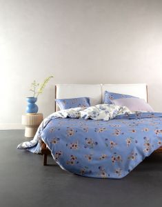 ESSENZA Fiora Lavender blue Dekbedovertrekset 240 x 220 cm