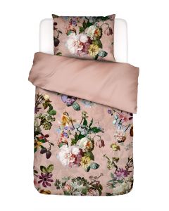 ESSENZA Fleur Evening rose Dekbedovertrekset 140 x 220 cm