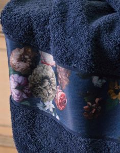 ESSENZA Fleur Blau Handtuch 60 x 110 cm