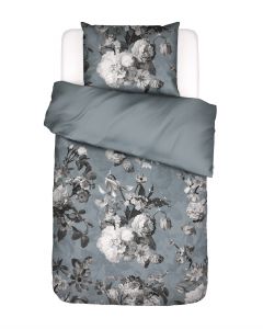 Essenza Floor Global grey Dekbedovertrek 1p set 140x200/220 + 1 sloop