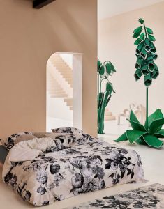 ESSENZA Floor Vanille Dekbedovertrekset 240 x 220 cm