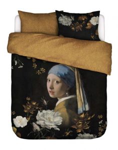 ESSENZA Floral Girl Zwart Dekbedovertrekset 240 x 220 cm
