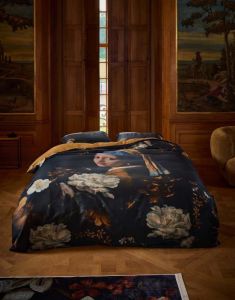 ESSENZA Floral Girl Zwart Dekbedovertrekset 240 x 220 cm