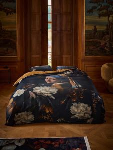 ESSENZA Floral Girl Zwart Dekbedovertrekset 140 x 220 cm