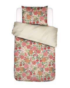 ESSENZA Florentien Lobster pink Dekbedovertrekset 140 x 220 cm