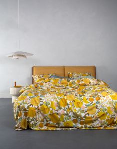 ESSENZA Florentien Geel Dekbedovertrekset 240 x 220 cm