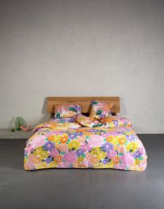 ESSENZA & CO Flower fling Bright white Dekbedovertrekset 240 x 220 cm