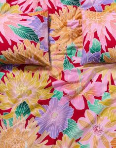 ESSENZA & CO Flower fling Happy red Dekbedovertrekset 200 x 220 cm