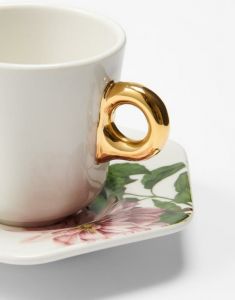 ESSENZA Gallery Off white Espresso kop & schotel 9 cl