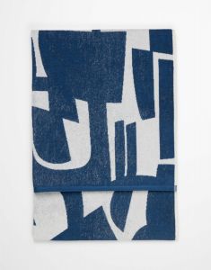 Marc O'Polo Geo Murphy marine Strandlaken 100 x 180 cm