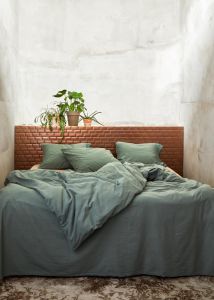 ESSENZA Guy Sea green Dekbedovertrekset 240 x 220 cm