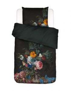 ESSENZA Gwendolyn Darkest green Dekbedovertrekset 140 x 220 cm
