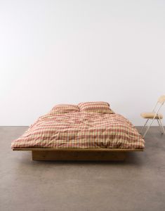 Marc O'Polo Hillan Dark coral Dekbedovertrekset 240 x 220 cm
