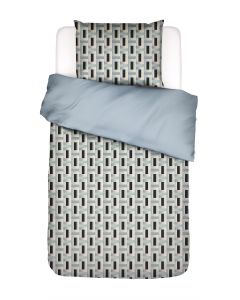 ESSENZA Ilori Pearl grey Dekbedovertrekset 140 x 220 cm