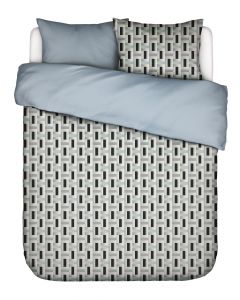 ESSENZA Ilori Pearl grey Dekbedovertrekset 240 x 220 cm