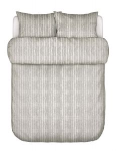 Marc O'Polo Janne Grey mist Dekbedovertrekset 200 x 220 cm
