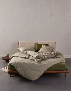 ESSENZA Jule Mosgroen Dekbedovertrekset 240 x 220 cm