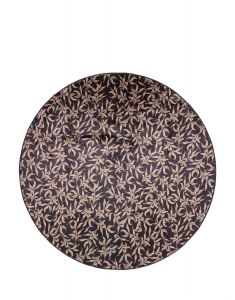 Essenza Juliette Almost black Rond vloerkleed 180 cm