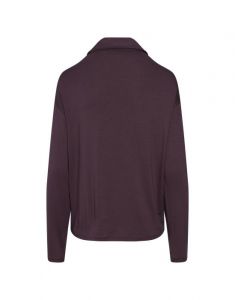 ESSENZA Kae Uni Plum wine Top lange mouw XL