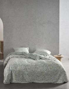 ESSENZA Lenthe Cool Gray Dekbedovertrekset 200 x 220 cm