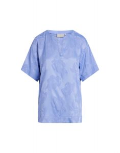 ESSENZA Lily Charley Lavendelblauw Top korte mouw M