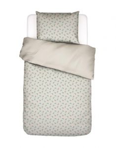 ESSENZA & CO Lily melody Tofu taupe Dekbedovertrekset 140 x 220 cm