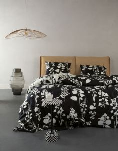 ESSENZA Liva Antraciet Dekbedovertrekset 240 x 220 cm